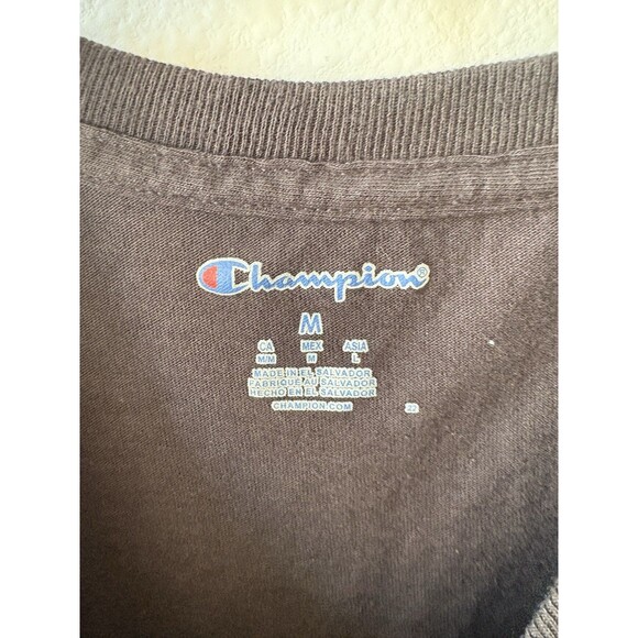 Champion TCU Texas Christian University Black T Shirt Size Medium - Picture 2 of 4